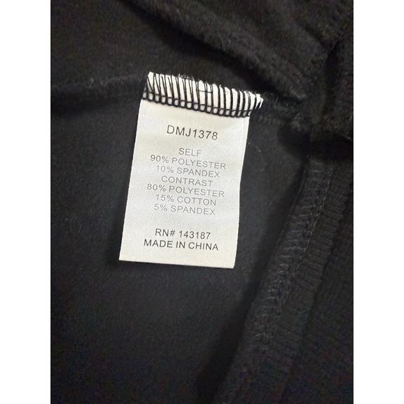 NWT Dance&Marvel Black Asymmetrical Zip Biker Jacket XL Zipped Pockets DMJ1378 - Picture 7 of 7